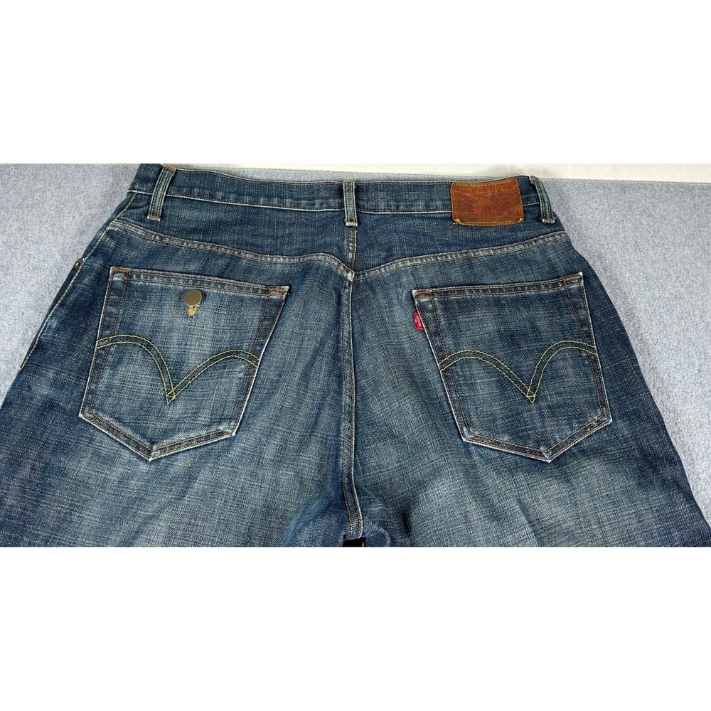 Levi's 559 Jeans Selvedge 36x34 Relaxed Straight Redline Denim Pants